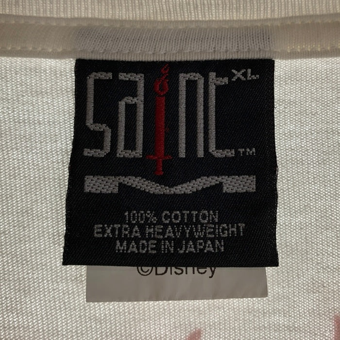 SAINT Mxxxxxx セントマイケル 23AW DSNY SS TEE MAD HATTER アリスインワンダーランド プリントTシャツ ヴィンテージ加工 SM-A23-0000-C25 Size XL 福生店