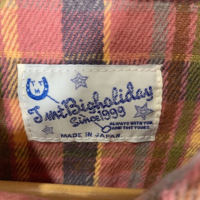 TMT ティーエムティー Heavy flannel Check Shirts ヘビーフランネルチェックシャツ レッド TSH-F2310 Size XL 福生店