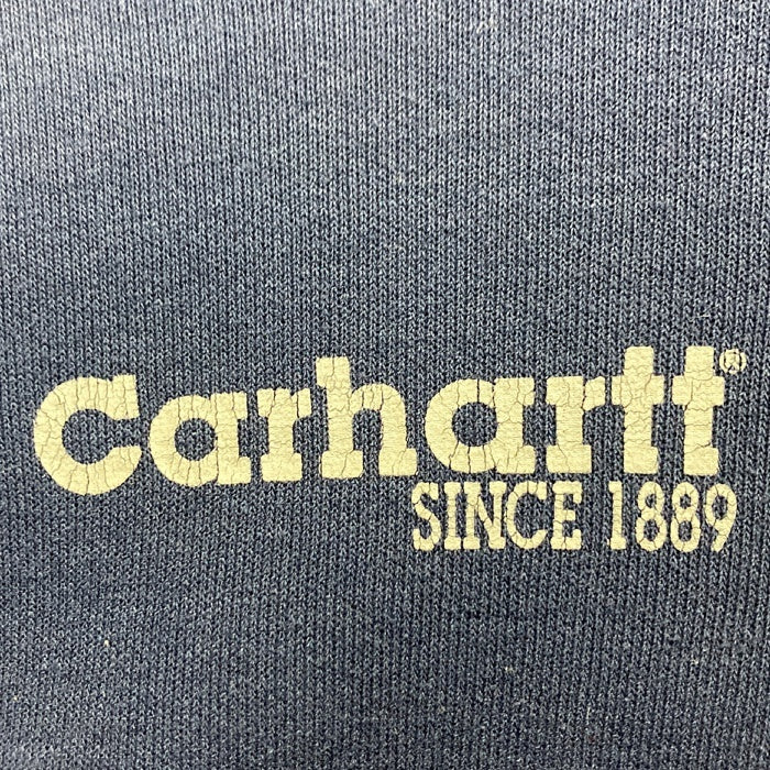 Carhartt カーハート パーカー 袖プリント ネイビー SizeL 瑞穂店