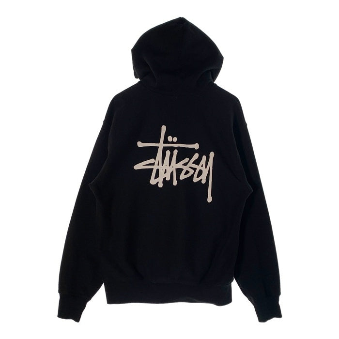 STUSSY ステューシー ロゴプリント プルオーバースウェットパーカー ブラック Z4000SAS Size M 福生店