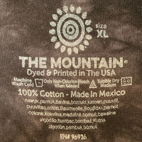 THE MOUNTAIN by LIQUID BLUE マウンテン バイ リキッドブルー 死神プリント タイダイTシャツ ブラック Size XL 福生店
