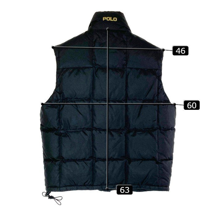 POLO SPORT ポロスポーツ ダウンベスト ブラック sizeM 瑞穂店
