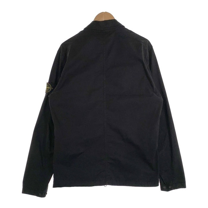 STONE ISLAND ストーンアイランド Overshirt オーバーシャツ ジップアップシャツジャケット ブラック 791511010 Size L 福生店