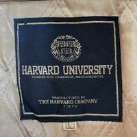 HARVARD UNIVERSITY ハーバードユニバーシティ スタジャン 袖レザー ブラック sizeL 瑞穂店