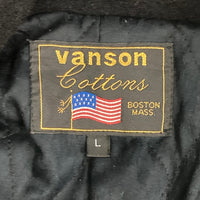 Vanson バンソン クローズ 武装戦線 TFOA ウールコート ブラック Size L 瑞穂店