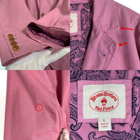 Brooks Brothers ブルックスブラザーズ コットン 3B テーラードジャケット ピンク 本切羽 カジュアル Size L 福生店
