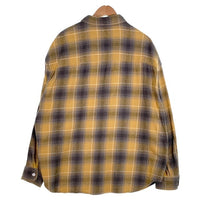 COOTIE クーティ オンブレチェック フランネルシャツ マスタード Size M 福生店
