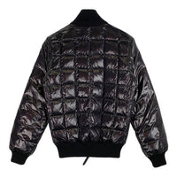DUVETICA デュベティカ Greco グレコ ナイロン リブ ダウンジャケット ジップアップ ブラック Size 46 福生店