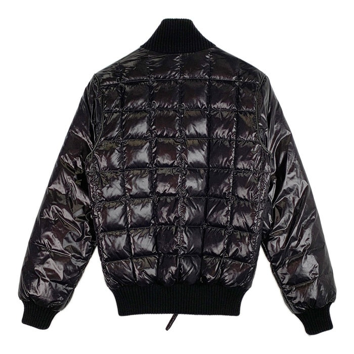 DUVETICA デュベティカ Greco グレコ ナイロン リブ ダウンジャケット ジップアップ ブラック Size 46 福生店
