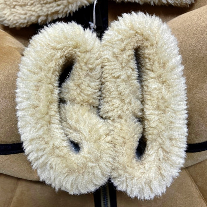 HIDE AND SEEK ハイドアンドシーク B-3 JACKET フェイクムートン フライトジャケット ベージュ HJ-110122 Size M 瑞穂店