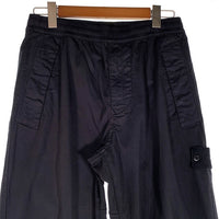 STONE ISLAND ストーンアイランド コットン ウール テーパードパンツ イージー ゴーストピース ブラック 7315325F4 Size 31 福生店