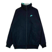 NIKE ナイキ BQ6546-301 BIG SWOOSH BOA JACKET ビッグ スウッシュ ボア フリース リバーシブル ジャケット  ブラック ターコイズ sizeXL 瑞穂店