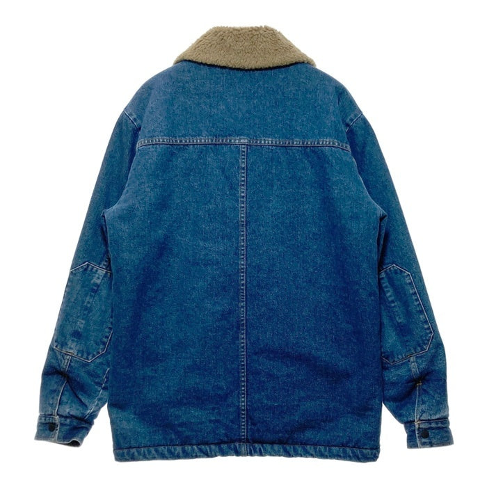 ROARK ロアーク Wrangler ラングラー Roundup Jacket デニム ボアジャケット ランチ インディゴ ブラウン RJ244 USA製 Size M 瑞穂店