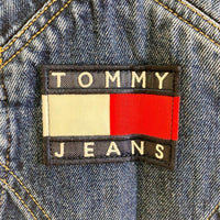 TOMMY JEANS トミージーンズ 4500248110 classic dungaree dress クラシックダンガリードレス デニムジャンパースカート インディゴ sizeM 瑞穂店