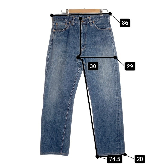 90's LEVI'S リーバイス 551ZXX デニムパンツ ジーンズ インディゴ 555 復刻 98年米国製 Size 34×36 福生店