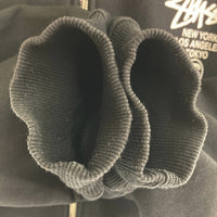 STUSSY ステューシー ワールドツアー ジップパーカー ブラック SizeL 瑞穂店
