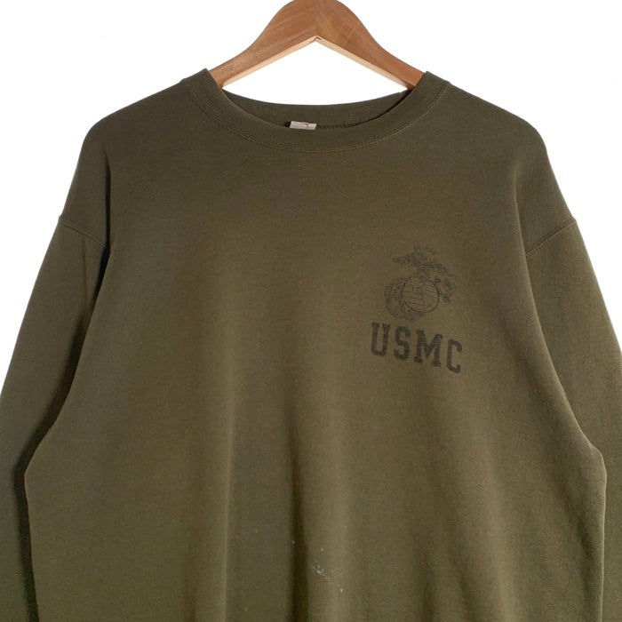 DSCP M.J.Soffe USMC トレーニング クルーネック スウェット オリーブ Size M 福生店