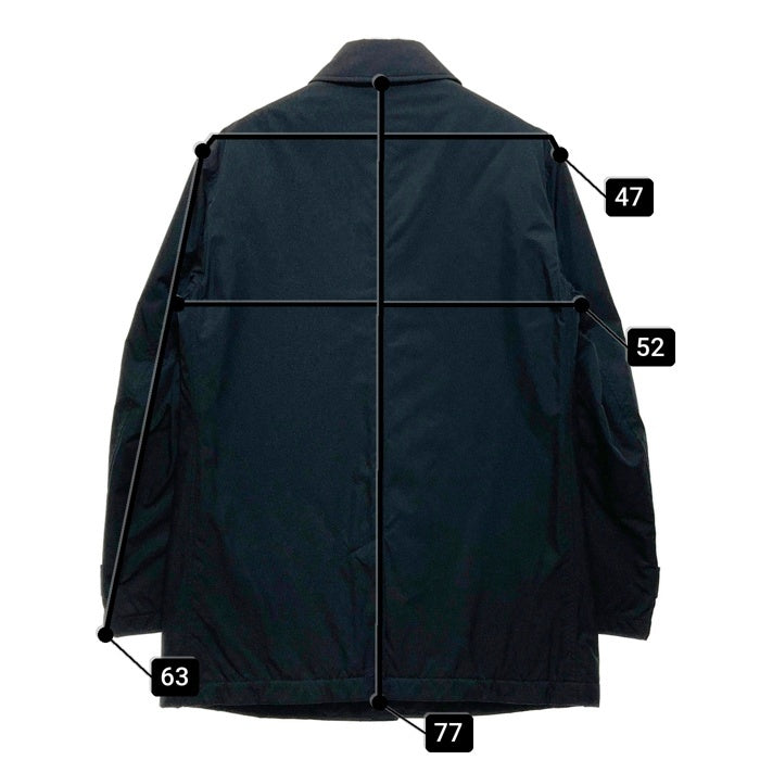 BURBERRY BLACK LABEL バーバリーブラックレーベル  BMA15-305-09 裏地ノバチェック 中綿コート ブラック sizeM 瑞穂店