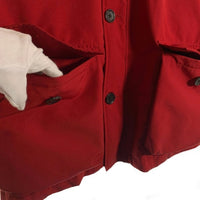 DANTON ダントン 14AW TUSSAH DOWN P ダウンパーカ ジャケット レッド ラクーンファー Size 40 福生店