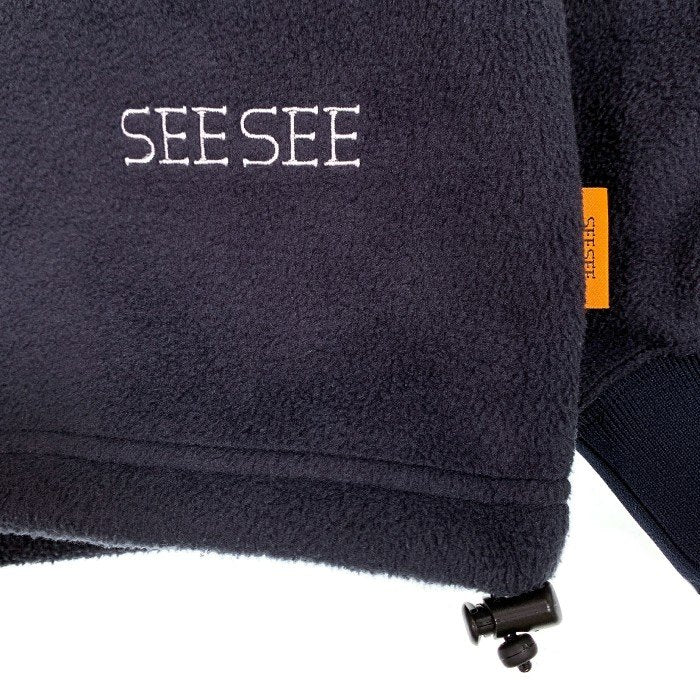 SEESEE シーシー CREWNECK FLEECE クルーネック フリース プルオーバー ネイビー Size L 福生店