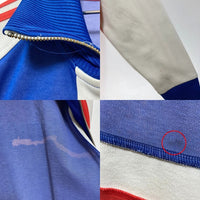 Adidas アディダス ドミニカ トラック ジャケット ホワイト ブルー レッド Size O 瑞穂店