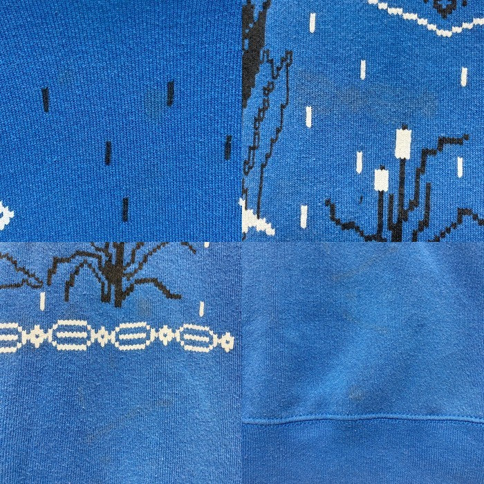 Tultex タルテックス USA製 鴨柄 スウェットトレーナー ブルー sizeM 瑞穂店