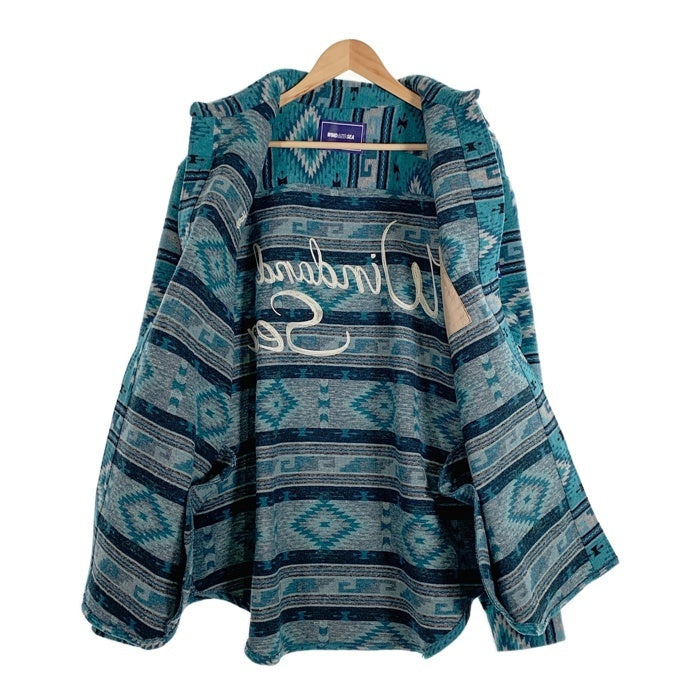 WIND AND SEA ウィンダンシー 23AW SD TRIBAL SHIRT JACKET トライバルシャツジャケット ブルー WDS-O-FAL-24-Q1-JK-09 Size XL 福生店