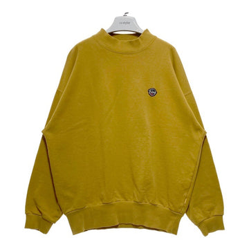 KEBOZ ケボズ ワンポイント刺繍 スウェットトレーナー イエロー sizeL 瑞穂店