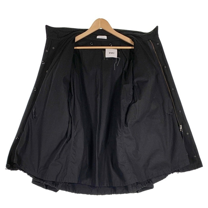 WTAPS ダブルタップス WMILL-65 JACKET.NYCO.SATIN ミリタリージャケット M-65型 ブラック BRDT-JKM01 Size 04 福生店