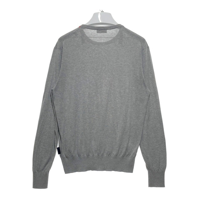 MONCLER モンクレール 17AW MAGLIONE TRICOT GIROCOLLO ROUND NECK JUMPER グレー sizeM※品質タグ欠損 瑞穂店