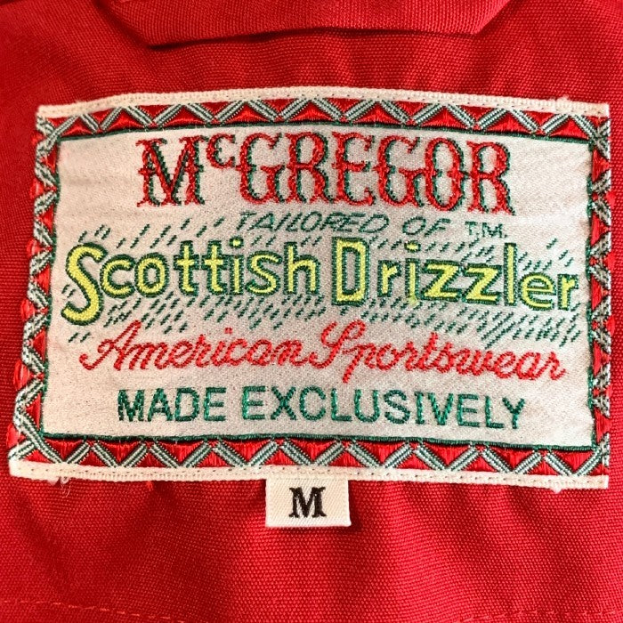 McGREGOR マクレガー Scottish Drizzler ドリズラージャケット レッド EPTIS別注 113113901 Size M 福生店