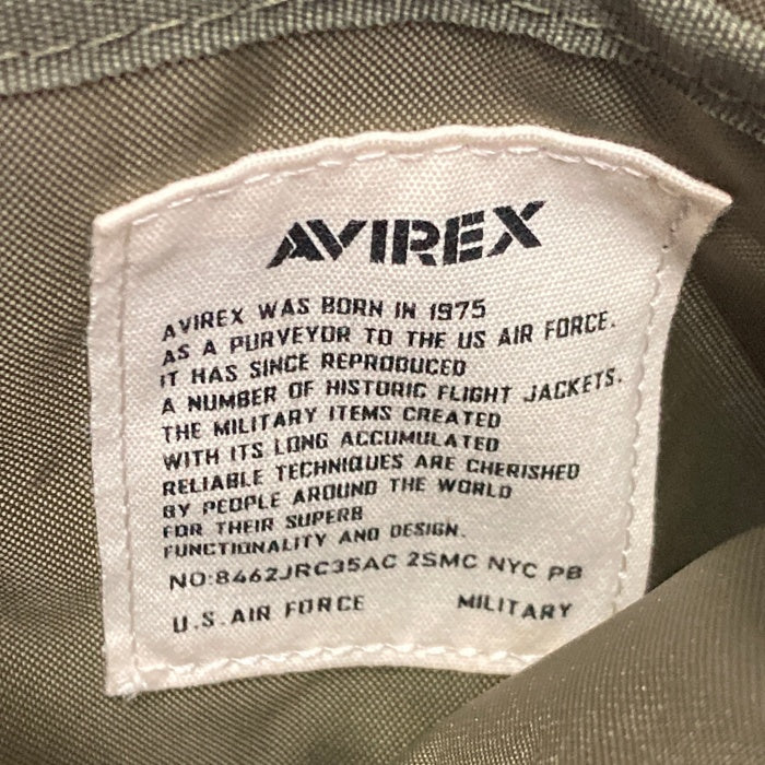 AVIREX アヴィレックス ミニヘルメットバッグ カーキ size-※タバコ臭あり 瑞穂店