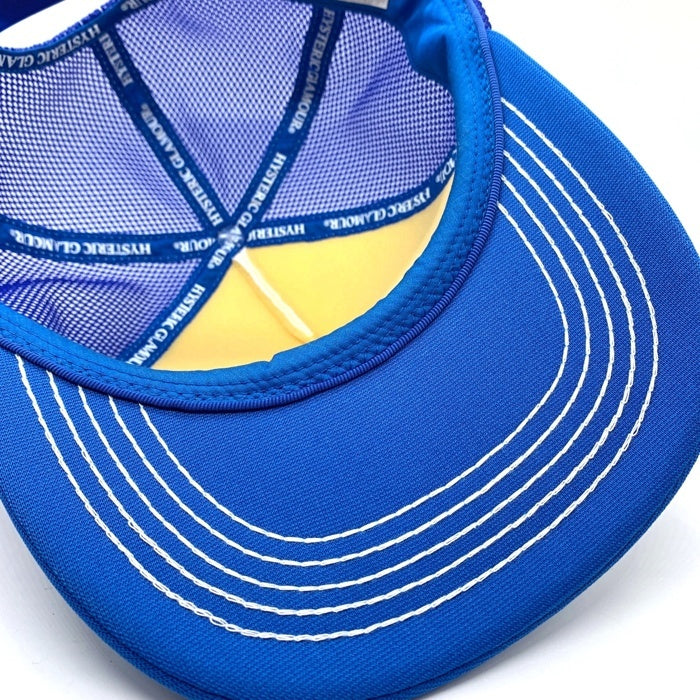 HYSTERIC GLAMOUR ヒステリックグラマー Speedster プリント メッシュキャップ トラッカー ブルー 02221QH05 福生店