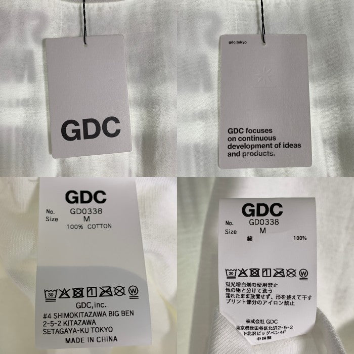 GDC ジーディーシー is-ness イズネス Logo Tee 1 ロゴ 半袖 Tシャツ ホワイト Size M 福生店