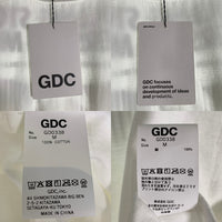 GDC ジーディーシー is-ness イズネス Logo Tee 1 ロゴ 半袖 Tシャツ ホワイト Size M 福生店