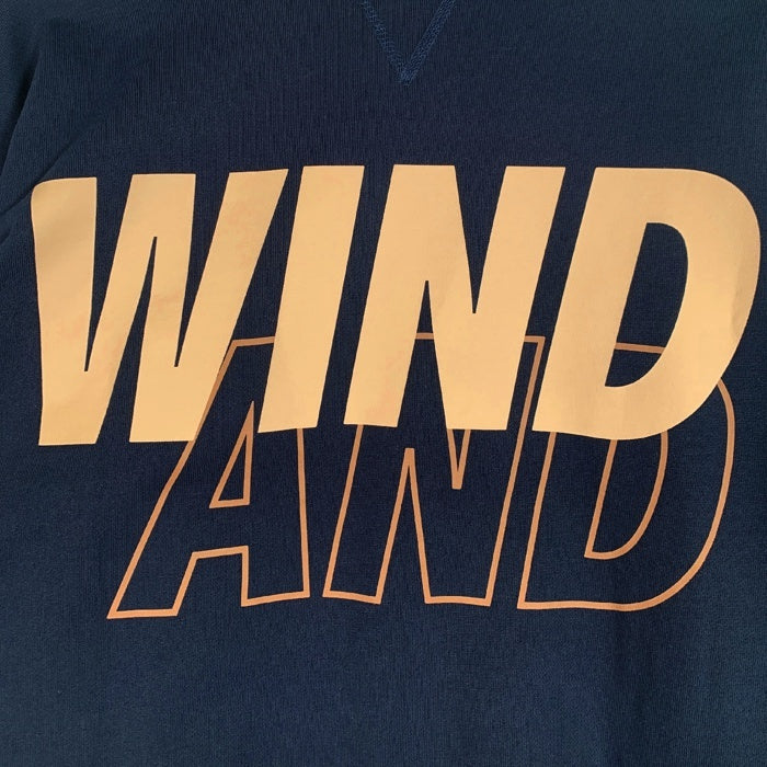 WIND AND SEA ウィンダンシー 22AW SEA CREW NECK プリント クルーネックスウェットトレーナー ネイビー Size L 福生店