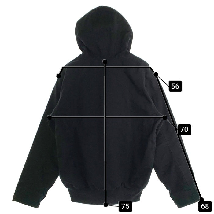CARHARTT カーハート WASHED DUCK INSULATED ACTIVE JACKET ウォッシュドダック アクティブジャケット ブラック 104050 BLK SIze L 福生店