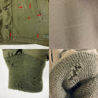 U.S.NAVY ユーエスネイビー 8415-753-5612 70s A-2 Deck Jacket デッキジャケット カーキ sizeM 瑞穂店