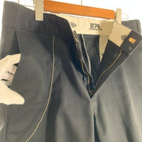 Dickies ディッキーズ HTC ボールチェーンスタッズ 874 ワークパンツ ブラック BK Size 36×30 福生店