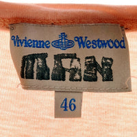 vivienne westwood MAN ヴィヴィアンウェストウッド マン スカル Tシャツ ピンク size46 瑞穂店