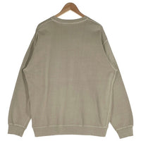 90's STUSSY ステューシー カモフラージュ Sロゴ スウェットシャツ ベージュ Size L 福生店