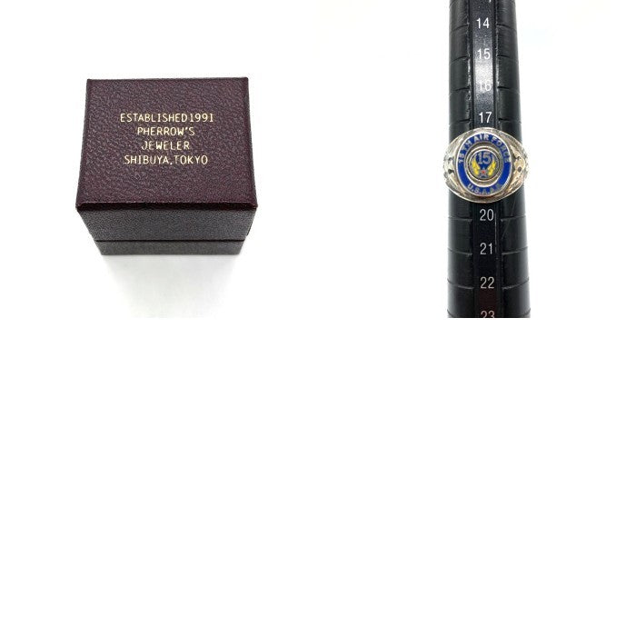 PHERROW'S フェローズ 15TH A.F. RING SILVER 指輪 リング  シルバー size19号 瑞穂店