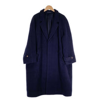 COMME des GARCONS HOMME コムデギャルソンオム ウール チェスターコート 比翼 ロング ラグランスリーブ ネイビー オールド HC-090100M Size M 福生店