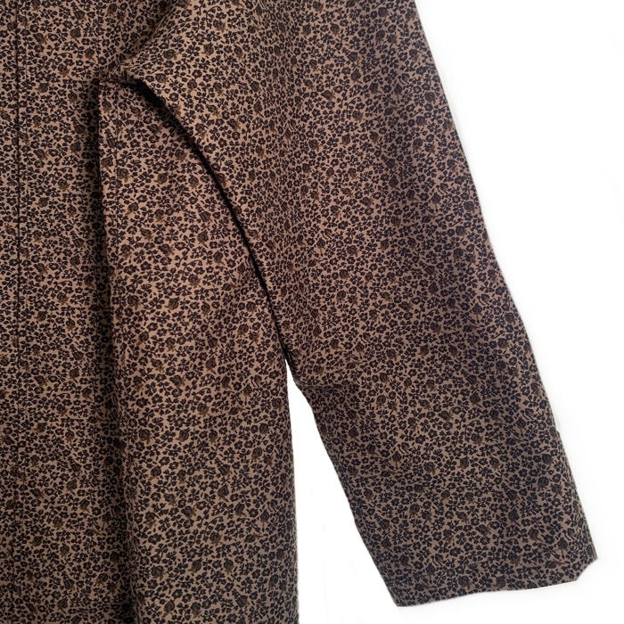 SUPREME シュプリーム 19AW GORE-TEX Overcoat ゴアテックス オーバーコート ロゴリフレクタープリント ブラウン 小花柄 Size XL 福生店