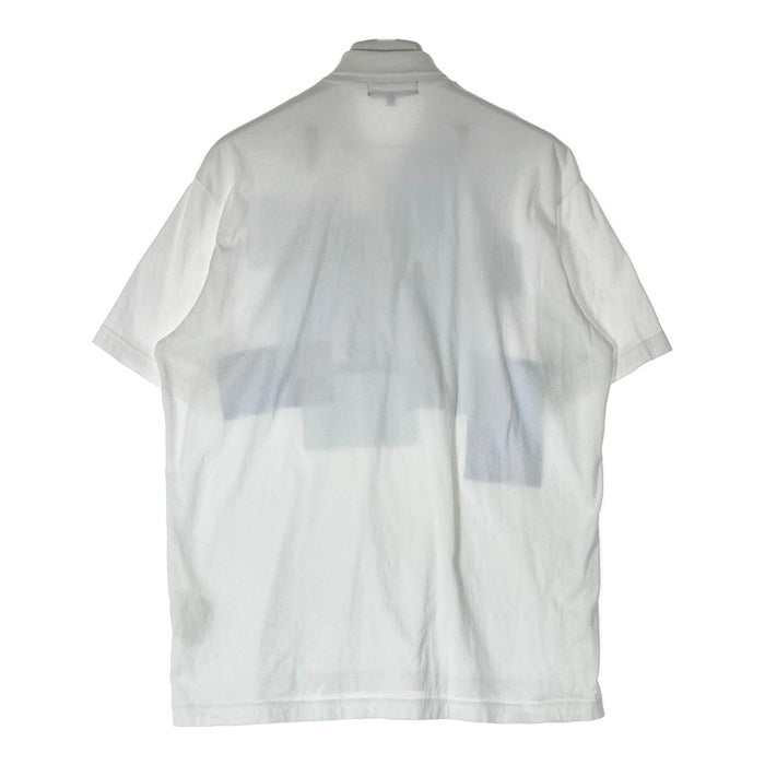 COMME des GARCONS HOMME コムデギャルソンオム HQ-T034 パッチワーク ポロシャツ ホワイト sizeS 瑞穂店