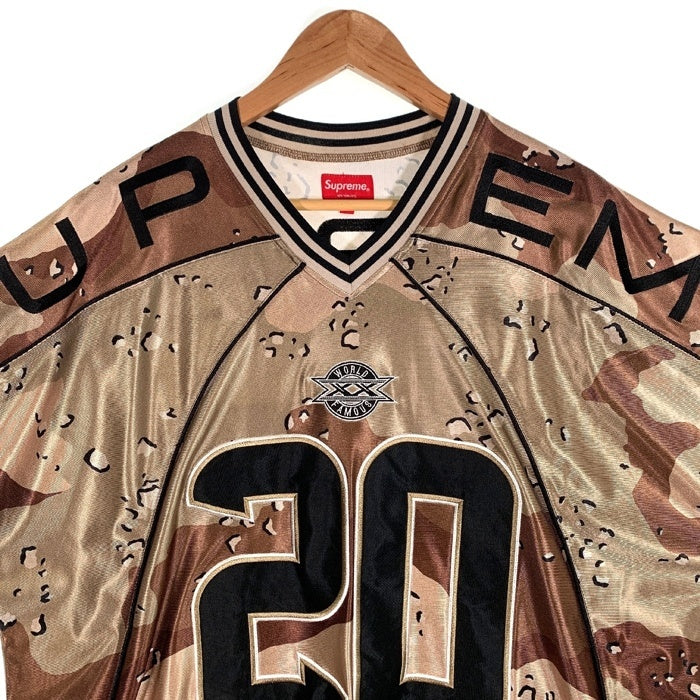 SUPREME シュプリーム 20AW Paneled Football Jersey パネルドフットボールジャージ トップ デザートカモ Size XL 福生店