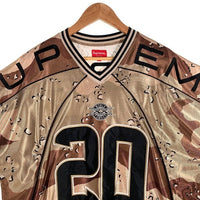SUPREME シュプリーム 20AW Paneled Football Jersey パネルドフットボールジャージ トップ デザートカモ Size XL 福生店