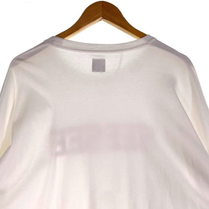 SEE SEE シーシー SUPER BIG ROUND LONG-SLEEVE スーパービッグラウンドロングスリーブ Tシャツ ロゴプリント ホワイト Size L 福生店