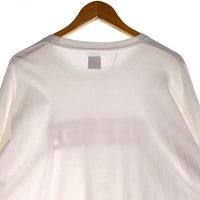 SEE SEE シーシー SUPER BIG ROUND LONG-SLEEVE スーパービッグラウンドロングスリーブ Tシャツ ロゴプリント ホワイト Size L 福生店