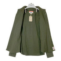 UES ウエス コットン ムラサテン ワークシャツ オリーブ size4 瑞穂店